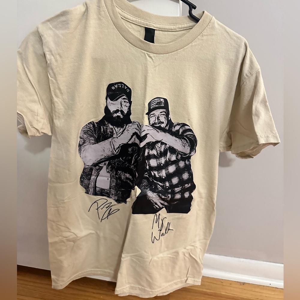 Signed Post Malone & Morgan Wallen Country Music Tee